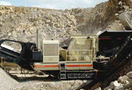 máquina Meulage de pierre de minería móvil  